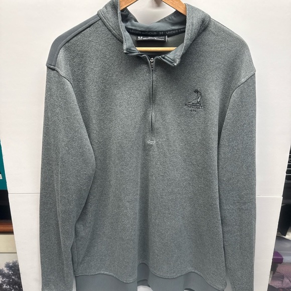 Under Armour Other - Under Armour Men’s Heather Gray Quarter-Zip Pullover (Pinehurst GC)
